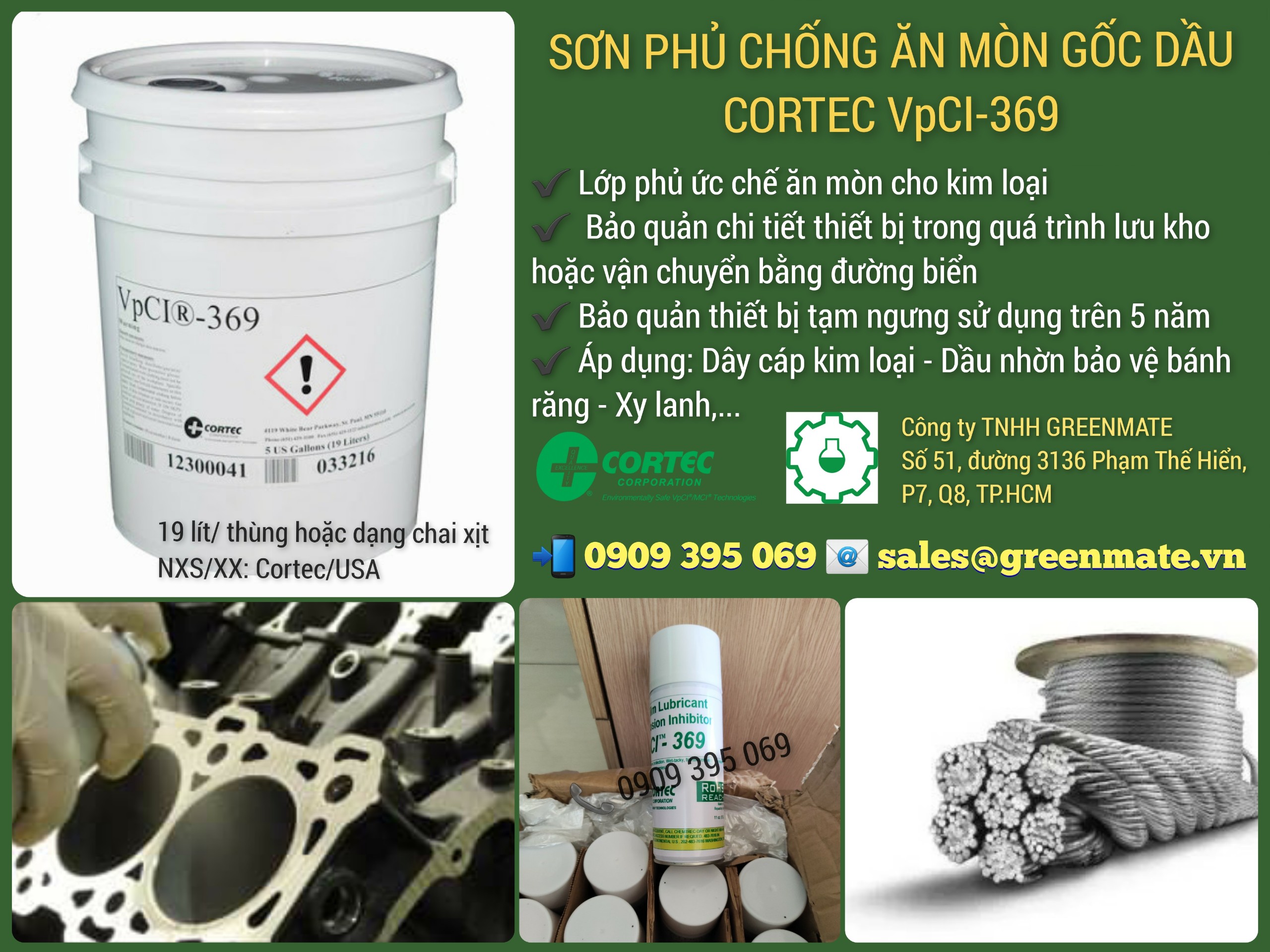 Sơn phủ chống ăn mòn CORTEC VpCI-369